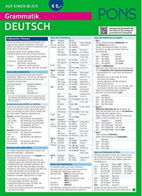 Pons Grammatik Auf Einen Blick |