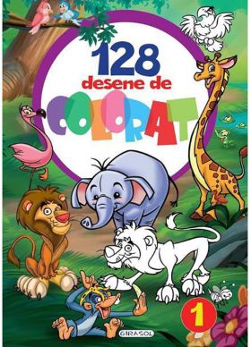 128 desene de colorat - Volumul I | 