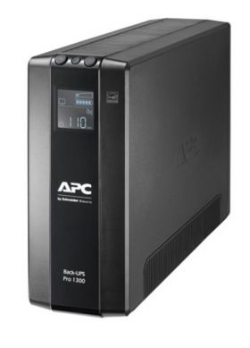 apcbyschneiderelectric APC Back-UPS Pro BR 1300VA, 8 Outlets, AVR, LCD Interface (BR1300MI)