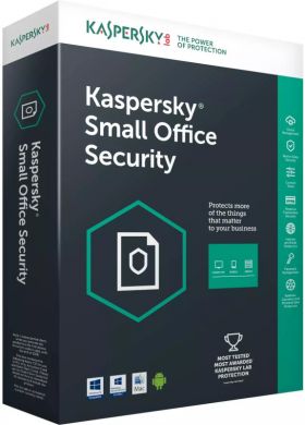 Antivirus Kaspersky Small Office Security, 15 Dispozitive, 2 Ani, Licenta noua