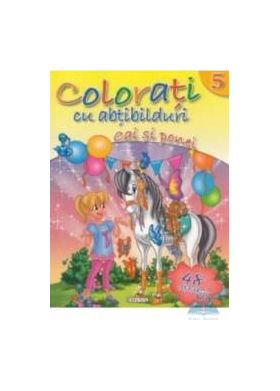 Colorati cu abtibilduri 5 Cai si ponei