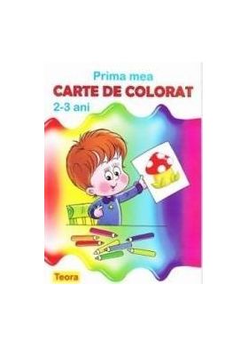 Prima mea carte de colorat 2-3 ani