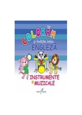 Instrumente Muzicale - Coloram Si Invatam Limba Engleza