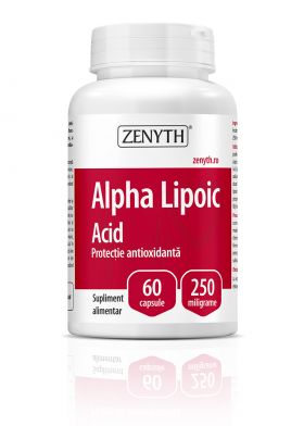 ZENYTH ALPHA LIPOIC ACID 250MG 60 CAPSULE