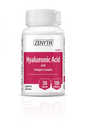 Hyaluronic Acid cu Collagen Complex, 30 capsule, Zenyth