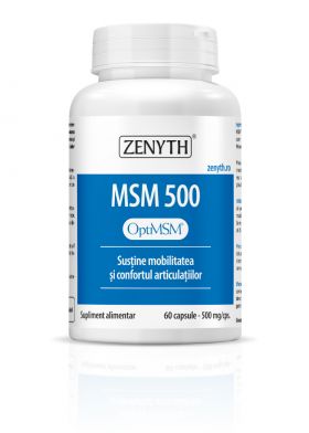 MSM 500mg, 60 capsule, Zenyth