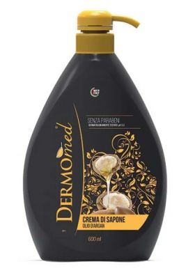 Crema sapun Argan, 600ml, Dermomed