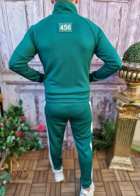 Trening de barbati, Slim Fit, verde, 456 Squid Game - Jocul calamarului - TG157