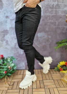 Blugi de bărbați, skinny fit, elastici si conici - BG856