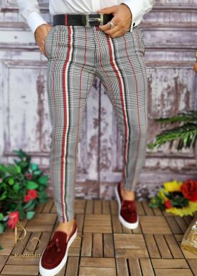 Pantaloni eleganti de barbati, croiala slim-fit - PN580