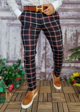 Pantaloni eleganti de barbati, croiala slim-fit - PN583