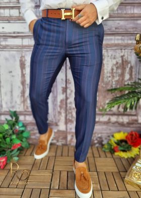 Pantaloni eleganti de barbati, croiala slim-fit - PN595