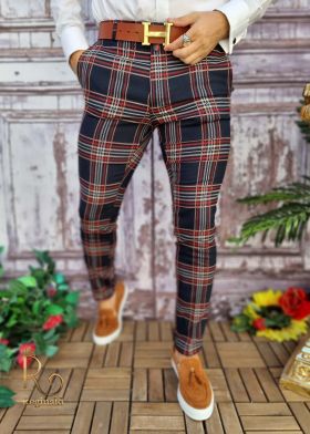 Pantaloni eleganti de barbati, croiala slim-fit - PN604