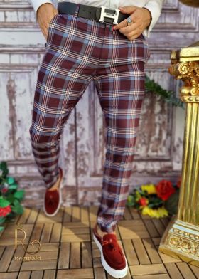 Pantaloni eleganti de barbati, croiala slim-fit - PN619