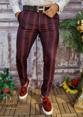 Pantaloni eleganti de barbati, croiala slim-fit - PN622