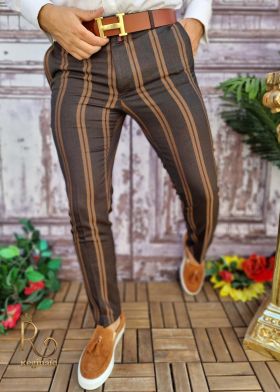 Pantaloni eleganti de barbati, croiala slim-fit - PN623