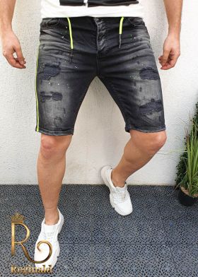 Blugi de bărbați, scurti, elastici DENIM HOUSE - BG610