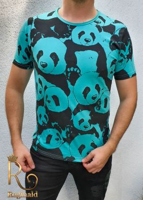 Tricou barbati slim fit TURCOAZ PANDA - TR129