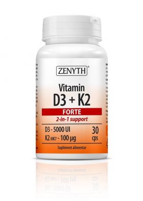 Vitamina D3+K2 Forte 30cps - Zenyth