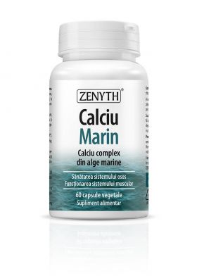 Calciu Marin, complex din alge marine, 60 capsule, Zenyth