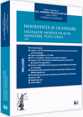 Insolventa si lichidare | Adriana Violeta Nistor