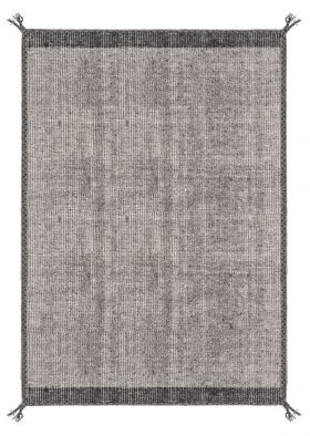 Covor Chathu, Bizzotto, 160 x 230 cm, lana, verso din bumbac, gri