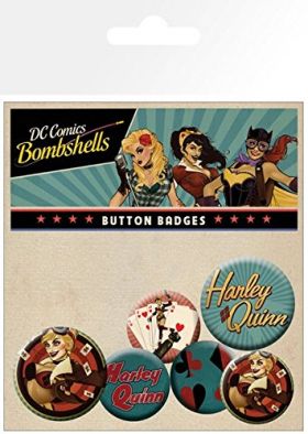 Insigne - Dc Comics Harley Quinn Bombshell - mai multe modele | GB Eye