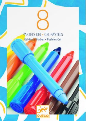 Set 8 carioci - Gel Pastels - Classic Colours | Djeco