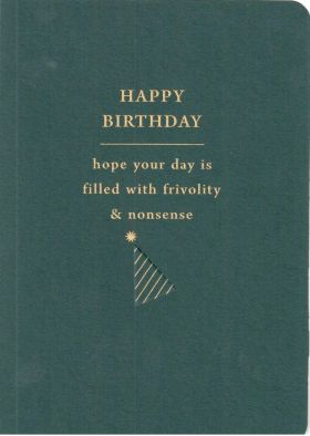 Felicitare- Happy birthday - frivolity & nonsense | The Art File