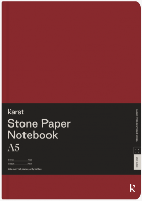 Carnet A5 - Stone Paper - Hardcover, Dot Grid - Pinot | Karst