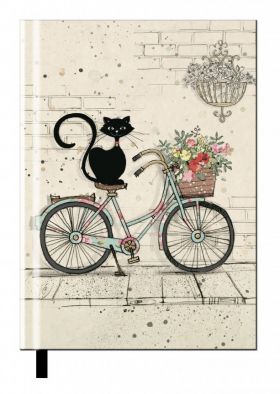 Carnet A6 - Chat sur velo | Kiub