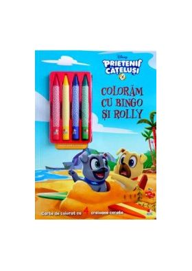 Disney Prietenii catelusi. Coloram cu Bingo si Rolly