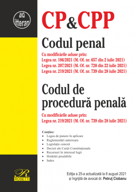 Codul penal. Codul de procedura penala |