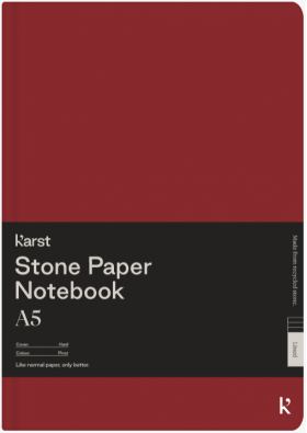 Carnet A5 - Stone Paper - Hardcover, Lined - Pinot | Karst