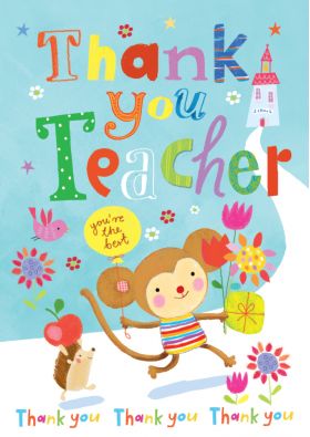 Felicitare - Thank You Teacher | Ling Design