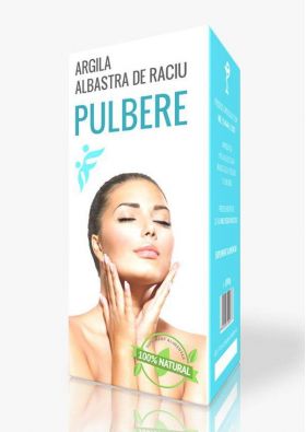 Argila albastra de Raciu - pulbere 1kg - ARGILA ALBASTRA - ROMCOS