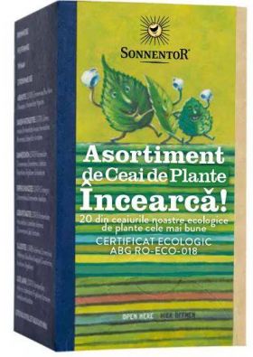 CEAI MIX PLANTE INCEARCA! Eco-Bio 20 plicuri - SONNENTOR