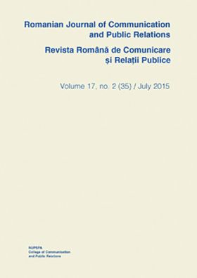 Romanian Journal of Communication and Public Relations / Revista romana de comunicare si relatii publice - nr. 35 / 2015 |