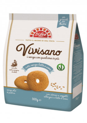 Biscuiti vegani fara lapte si ou, 500g, Di Leo