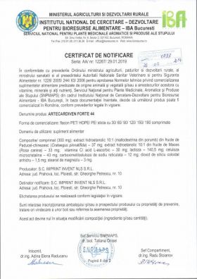 Artecardiven Forte 44, 60cpr - Homeogenezis