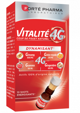 VITALITE 4G DYNAMISANT 10 doze, FORTE PHARMA