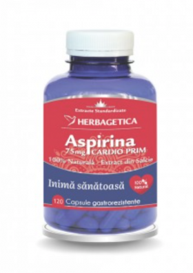 Aspirina naturala Cardioprim - Herbagetica 30 capsule