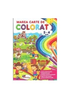 Marea carte de colorat 3-4 ani