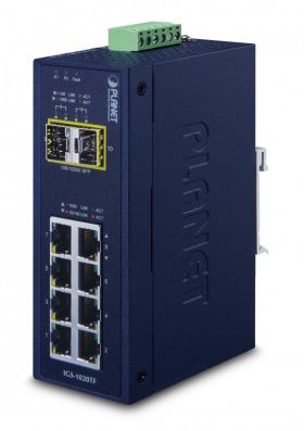 PLANET IGS-1020TF switch-uri Fara management Gigabit Ethernet (10/100/1000) Albastru (IGS-1020TF)