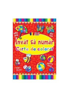 Invat sa numar romana-engleza. Carte de colorat - Brown Watson