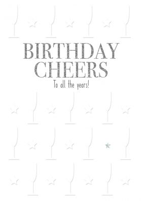 Felicitare - Birthday Cheers for All the Years | Ling Design