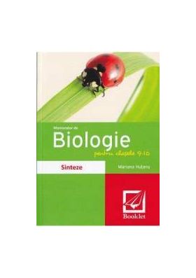 Memorator de Biologie cls 9-10 - Mariana Hutanu