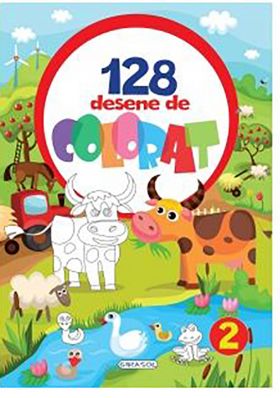 128 desene de colorat - Volumul II | 