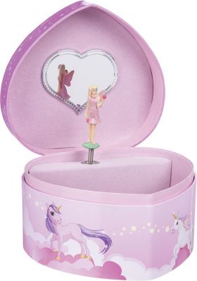 Cutie muzicala - Inimioara cu unicorn | Goki