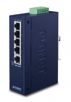 PLANET ISW-501T switch-uri Fara management L2 Fast Ethernet (10/100) Albastru (ISW-501T)